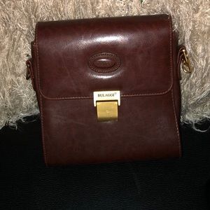 BULAGGI BROWN LEATHER SHOULDER HANDBAG